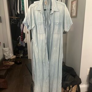 Ralph Lauren Light Blue Denim Dress